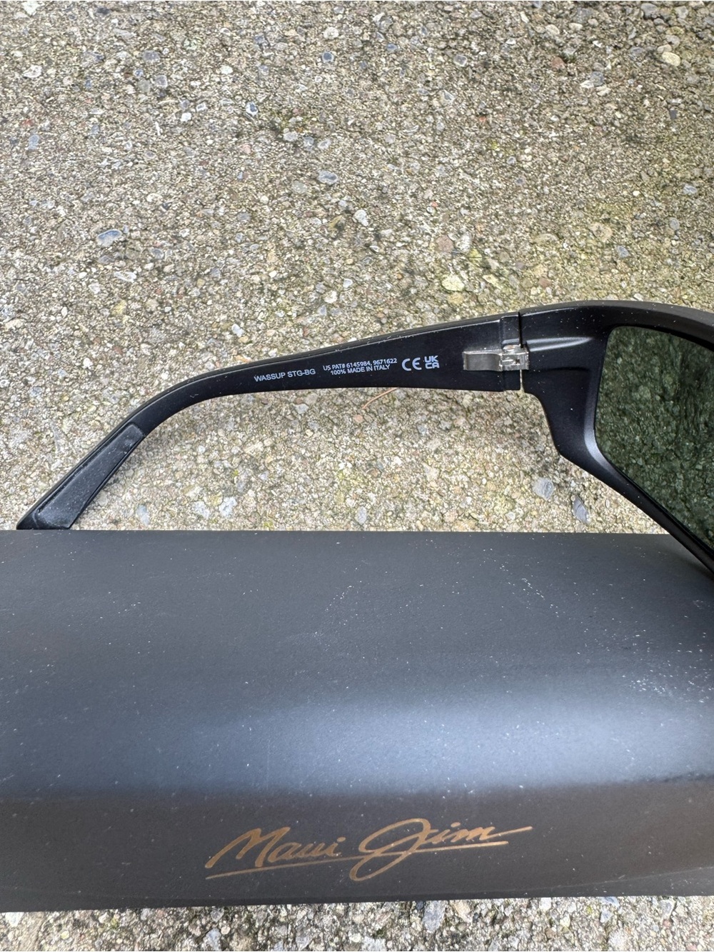 Maui Jim Black/Gray-blue Frame Sunglasses with Prescription Lenses - Picture 4 of 5